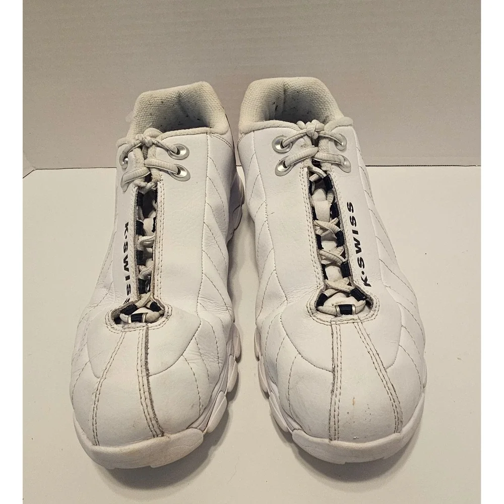 K-Swiss Men's ST329 CMF 03426-130-xw Sneakers Tennis Shoe 10.5 extra wide White